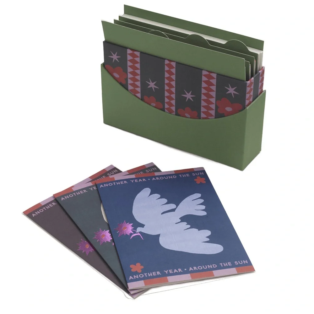 PAPIER GOOD TIMES GREETING CARD SET 12 pack